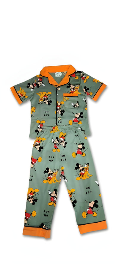 Imported “Oh!” Mickey Mouse Cotton Night Suit (2–6 Years)