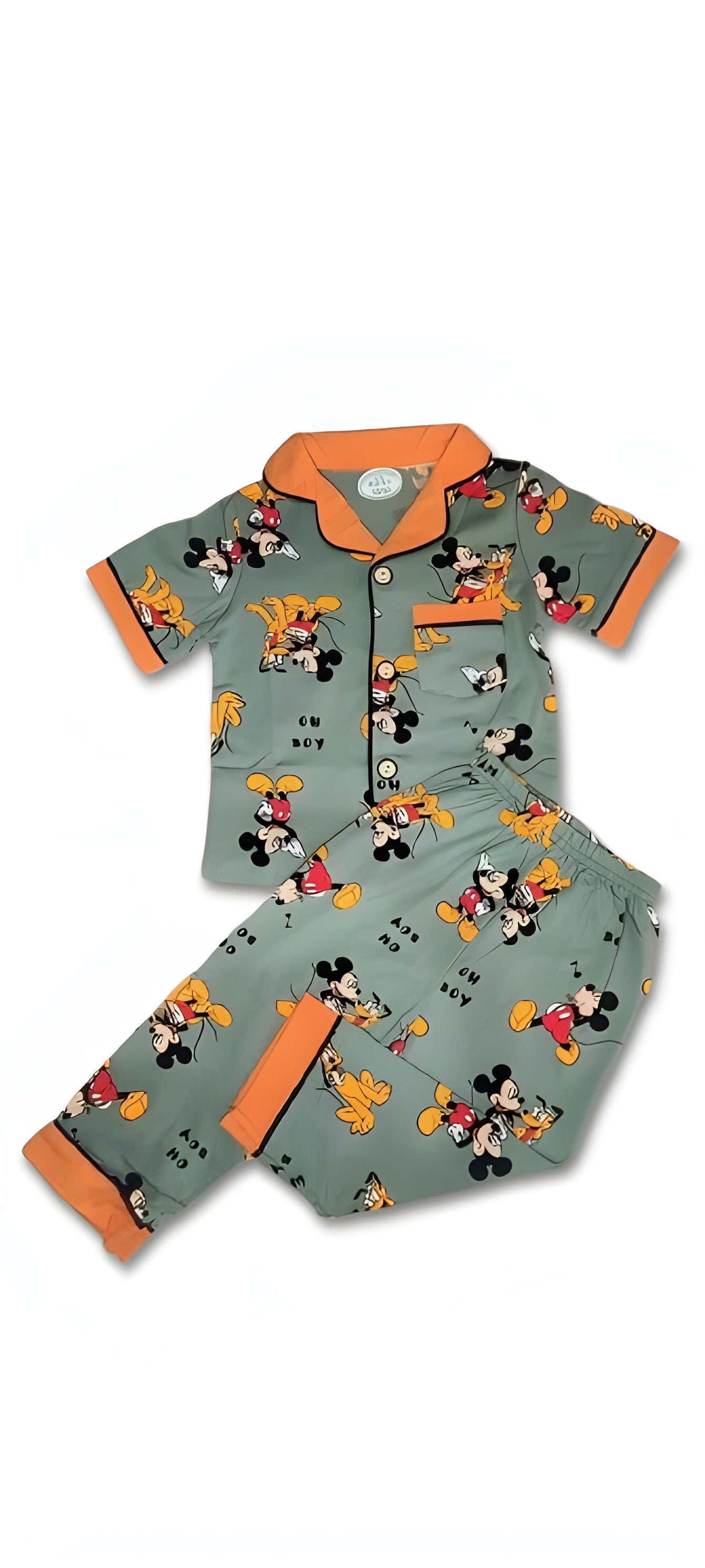 Imported “Oh!” Mickey Mouse Cotton Night Suit (2–6 Years)