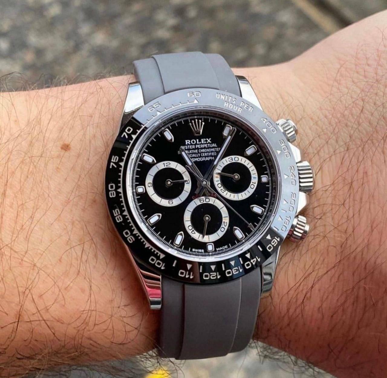 Rolex The Oyster Perpetual Daytona is the ultimate tool watch for those with a passion for driving and speed