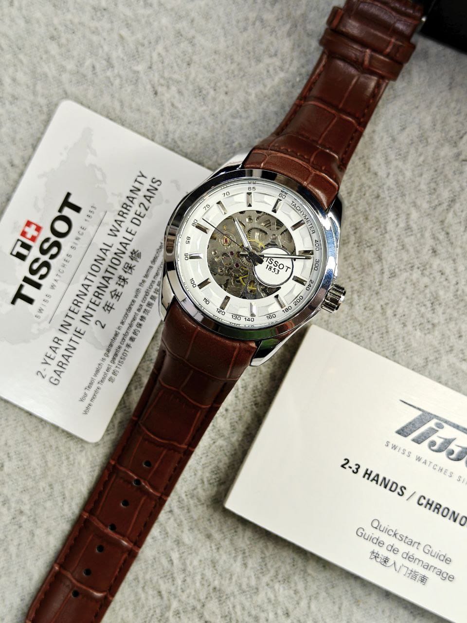 Tissot T-Classic Mechanical Manual-winding Open Dial Men's Watch