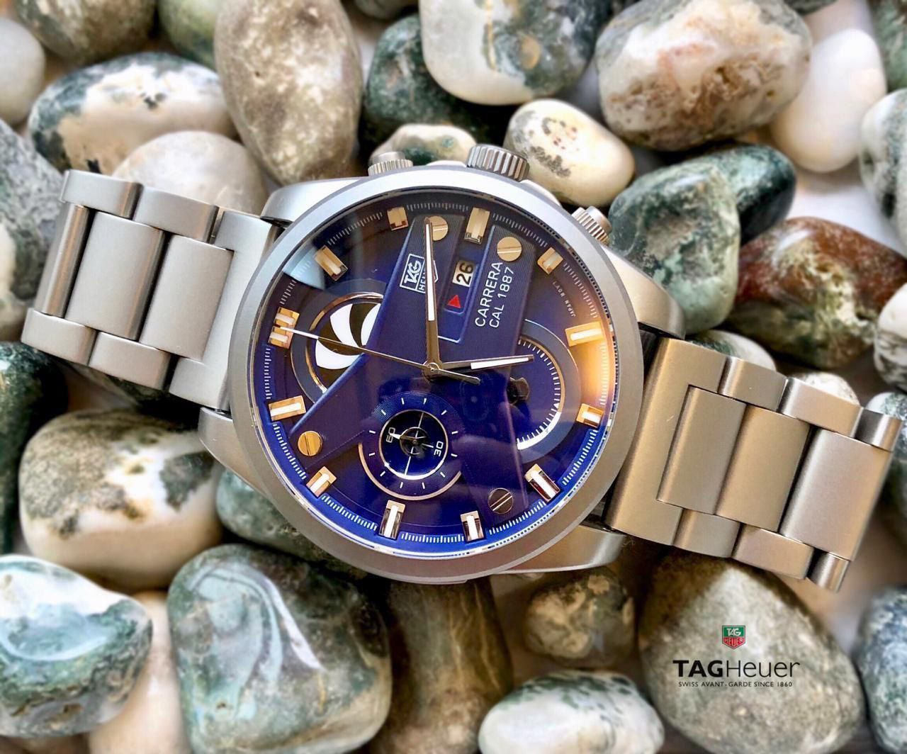 Tag Heuer X Watch Silver with Blue Dial