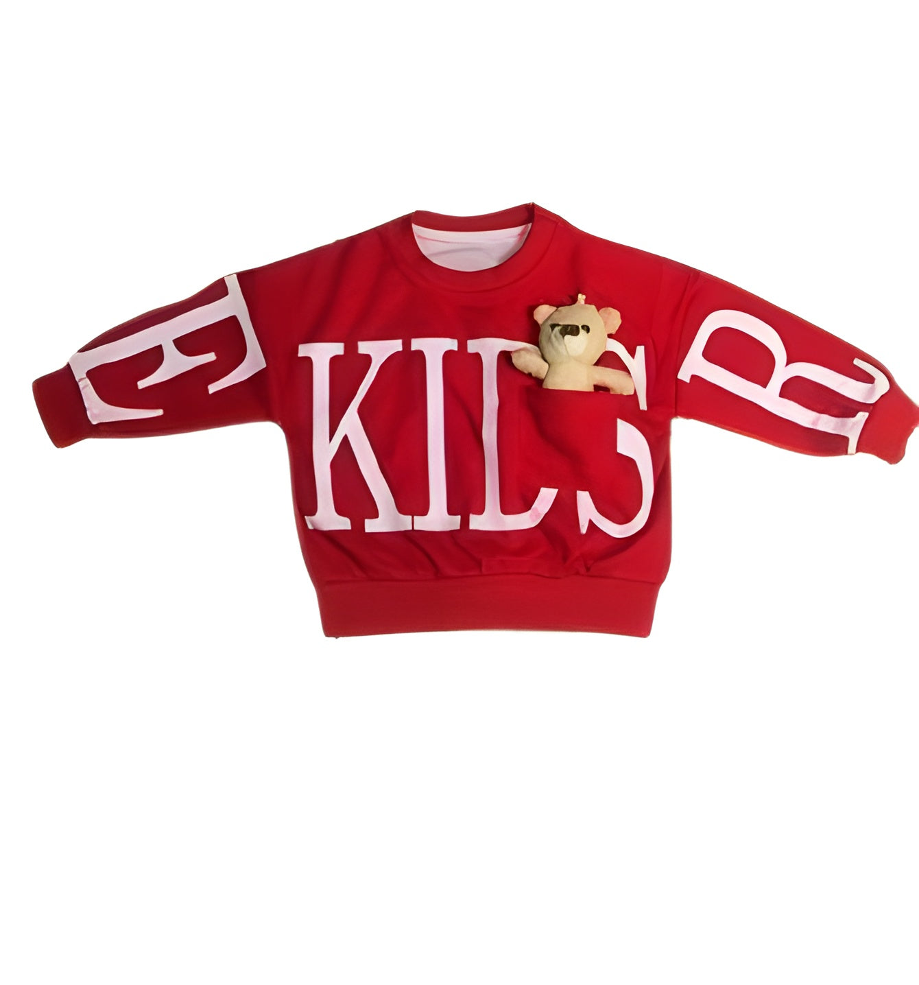 Premium Imported “KIDS” Sweatshirt & Jogger Set with Teddy Bear – Age 2–6 Years Make your child shine in this playful
