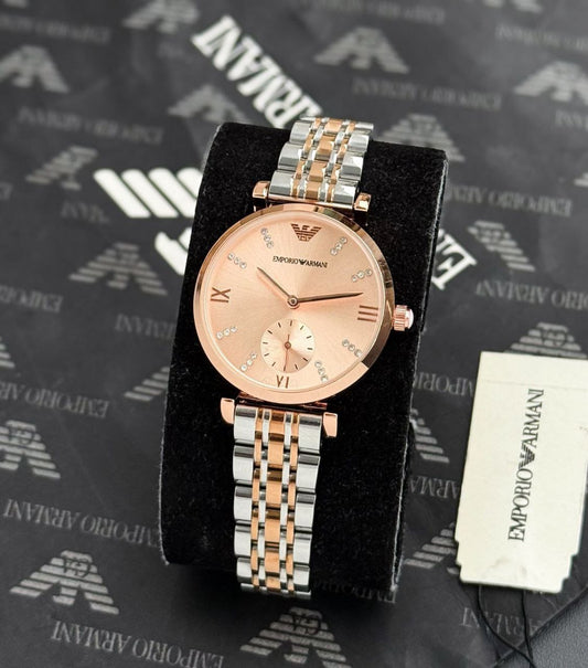 Emporia Armani with its All New Rose Chronograph  Dial