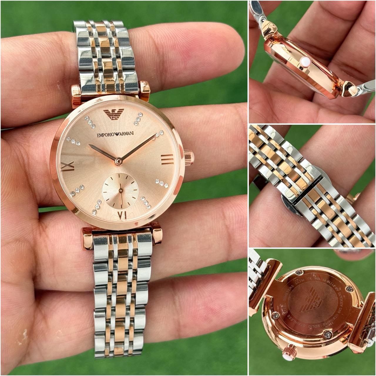 Emporia Armani with its All New Rose Chronograph  Dial