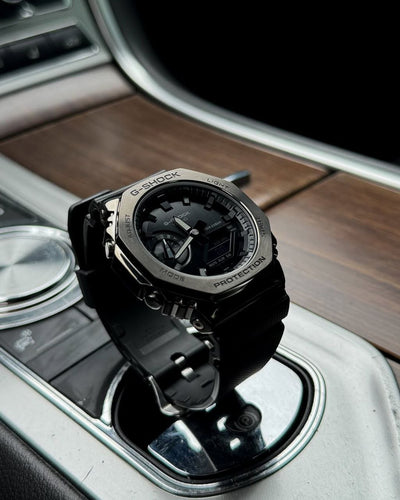 G-Shock GM2100 with black metal body