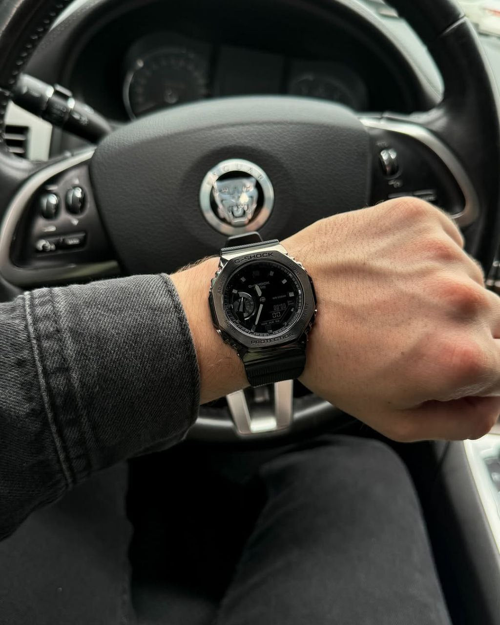 G-Shock GM2100 with black metal body